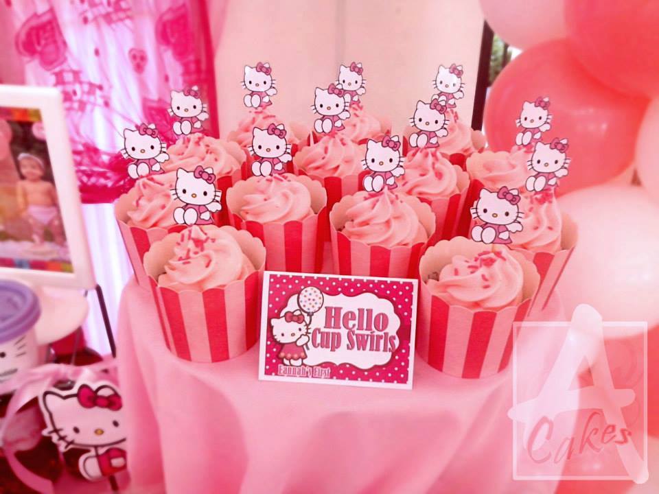 Hello Kitty Theme Party Eannah S 1st Birthday Leene D Oro S Niche